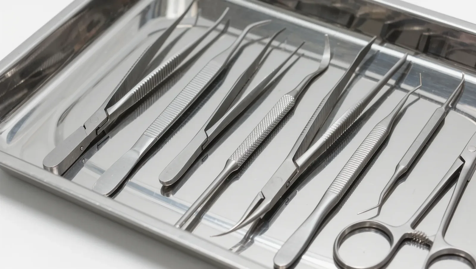 Symbolbild sterile Instrumente auf dem Tablett