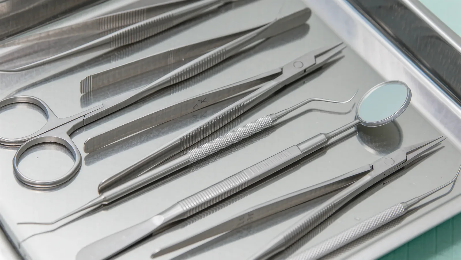 Symbolbild sterile Instrumente auf dem Tablett